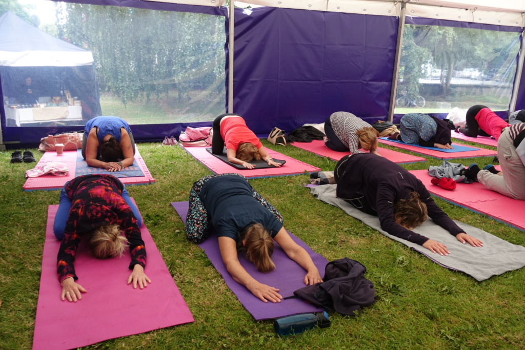 Yoga at the Tralee Street Festival