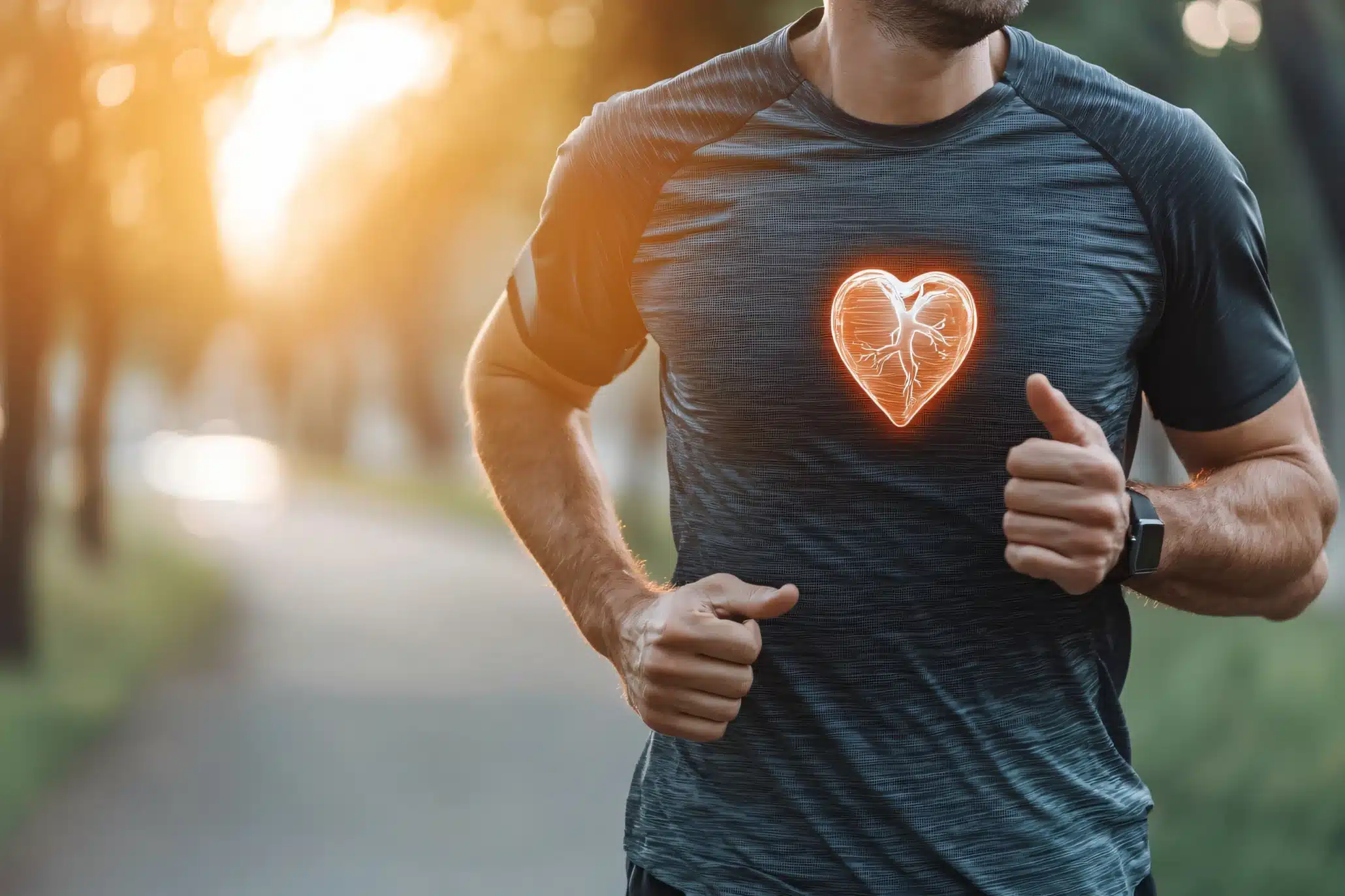 A man practicing wellness